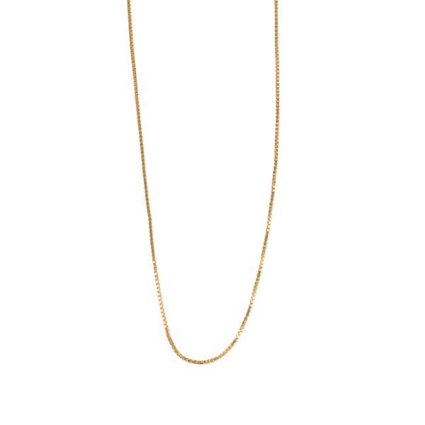 Cadena 50cm delgada en oro amarillo de 10k 1.5 gramos